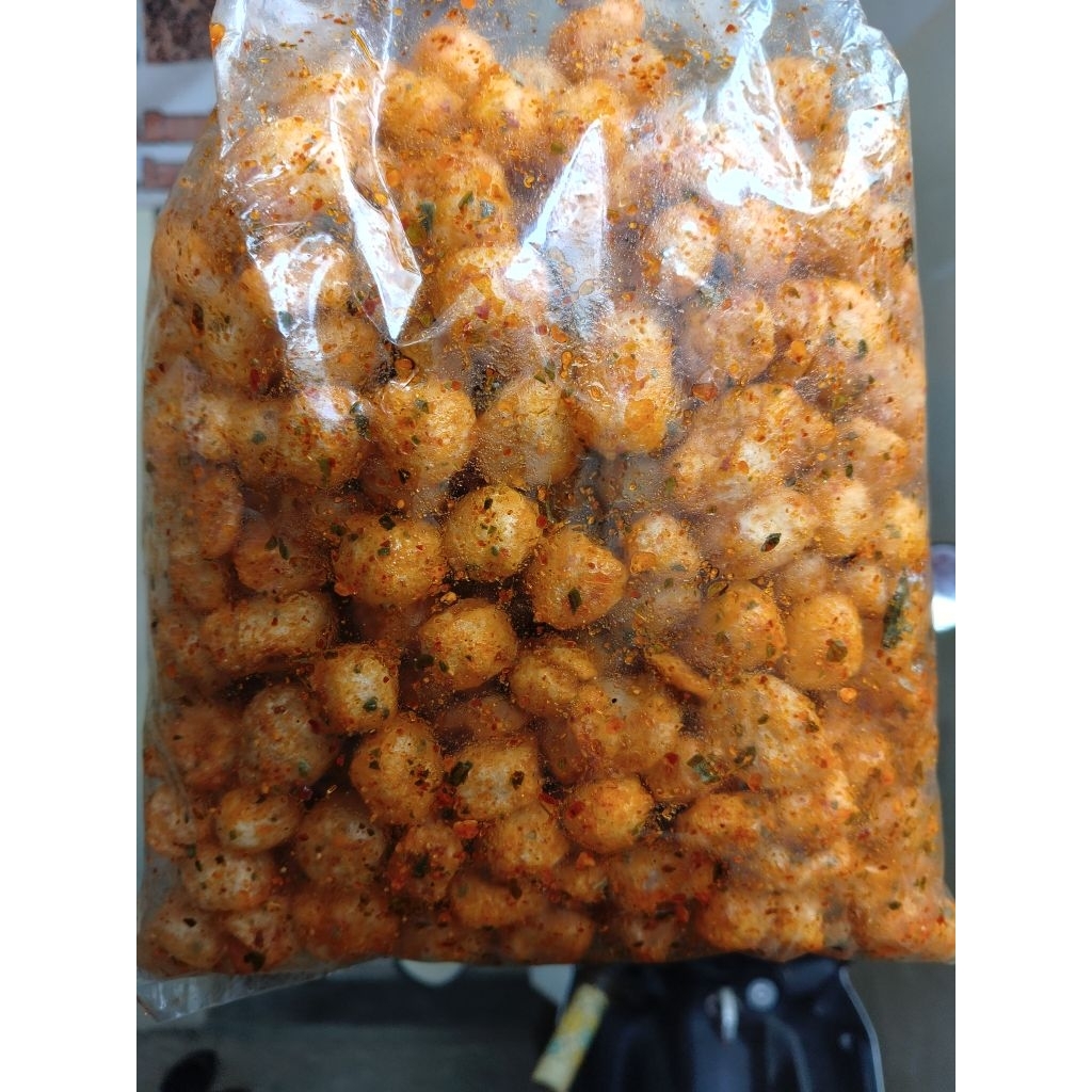 

Cimol kering extra pedas daun jeruk 5kg 1 bal