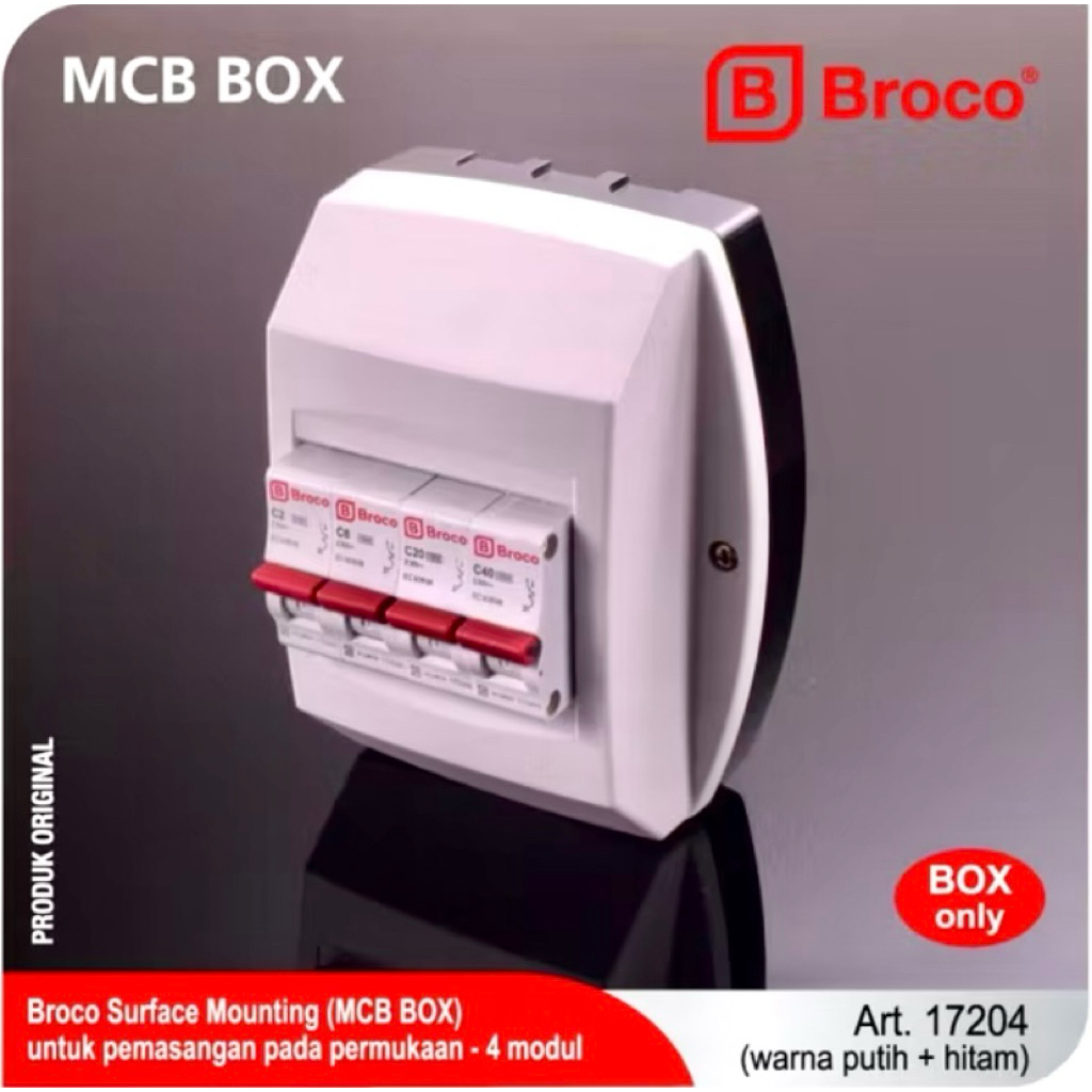 BROCO Box MCB  OB 4 Group 17204 ORI TERMURAH
