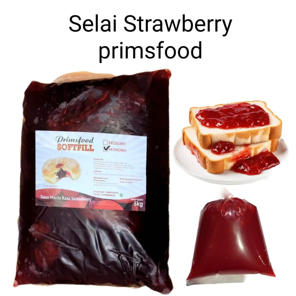 

BISA INSTAN SELAI BUAH STRAWBERRY BY PRIMSFOOD 5KG