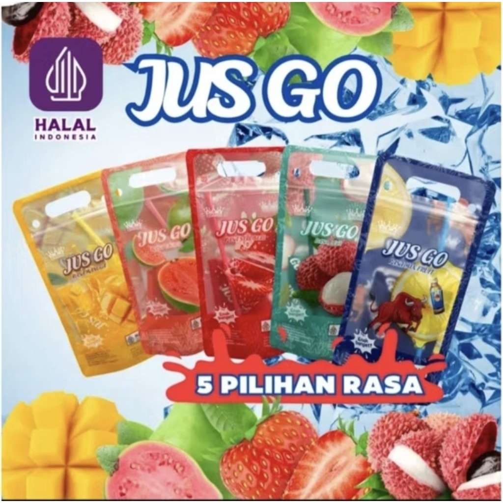 

Jus Go // jus buah praktis // 5 varian rasa