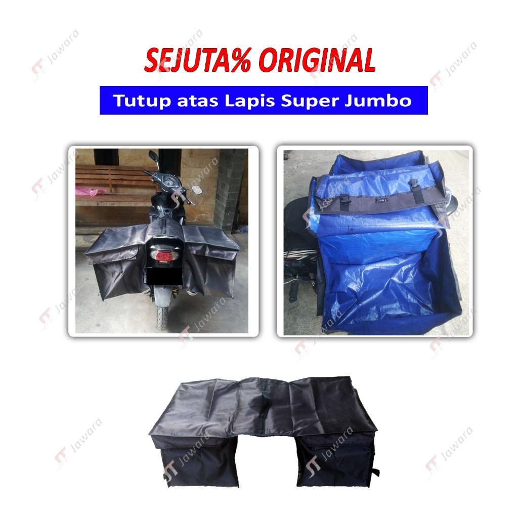 Jawara Obrok Motor Super Kuat Anti Air Bahan Jala dilapis Terpal