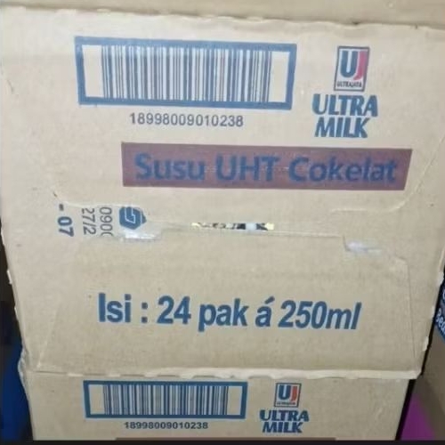 

1 DUS isi 24 pcs Susu Ultra COKLAT 250 ml