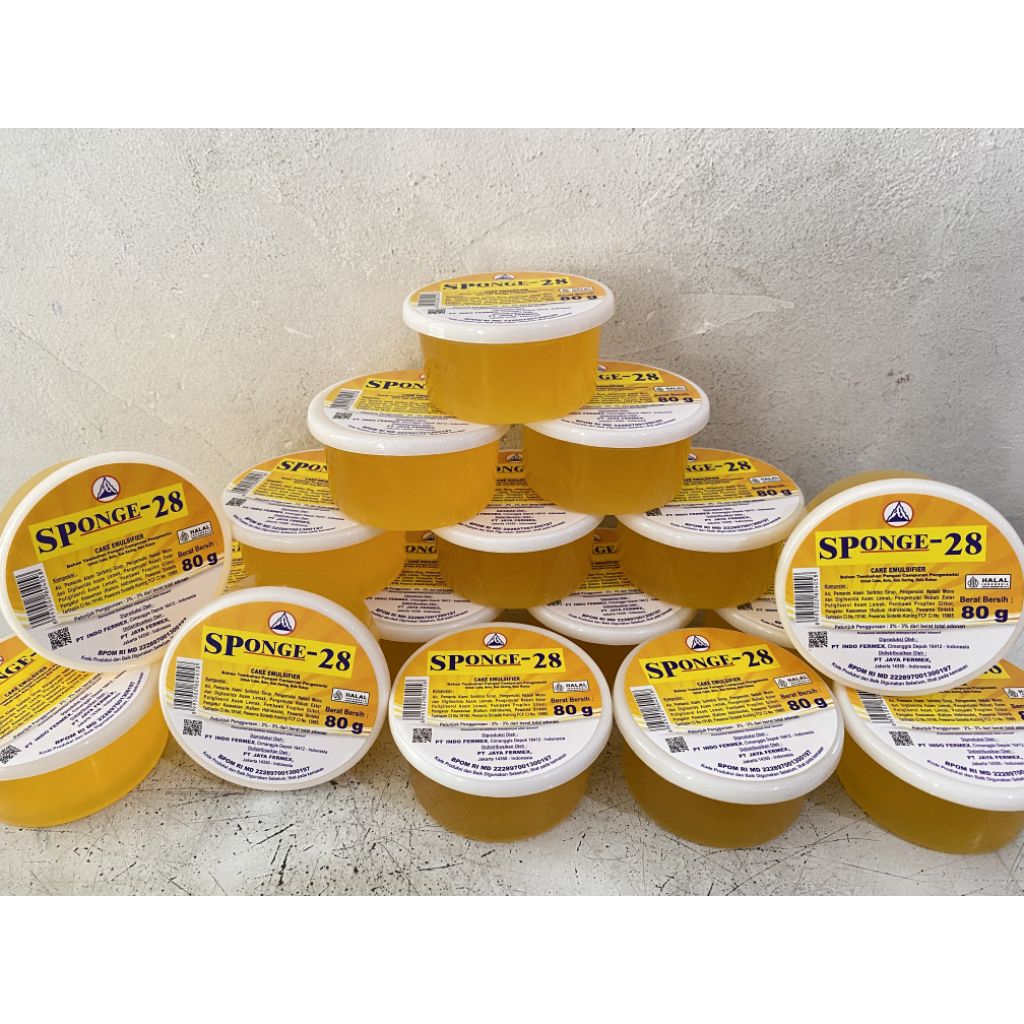 

SPonge 28 cake emulfisier 80 gram | sp pengemulsi | pengemulsi