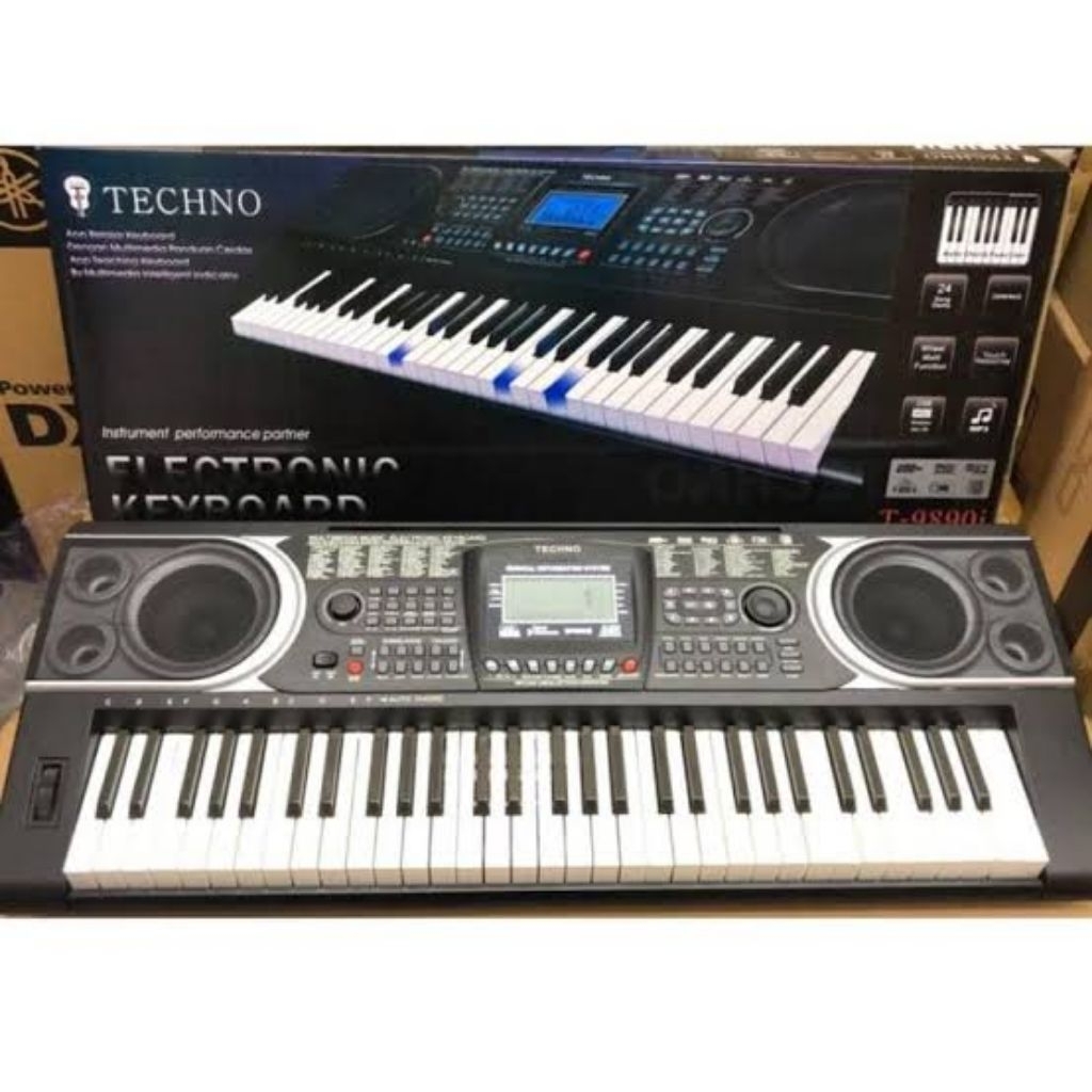 KEYBOARD TECHNO T9890i USB MP3 ORIGINAL 61 KEY T 9890 i