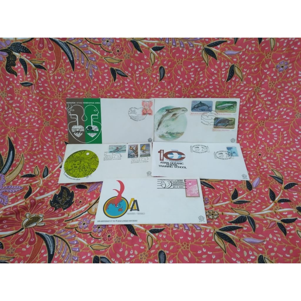 

Paketan 5 perangko Sampul hari pertama (SHP) II