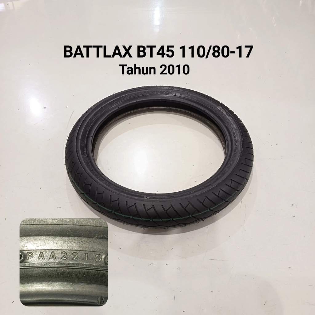 BAN LUAR BATTLAX BT45 110/80-17 TAHUN 2010