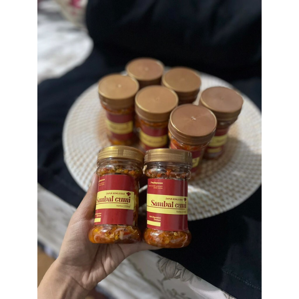 

SAMBAL CUMI FULL KEMASAN 150Gr by DAPUR BOWLICIOUS