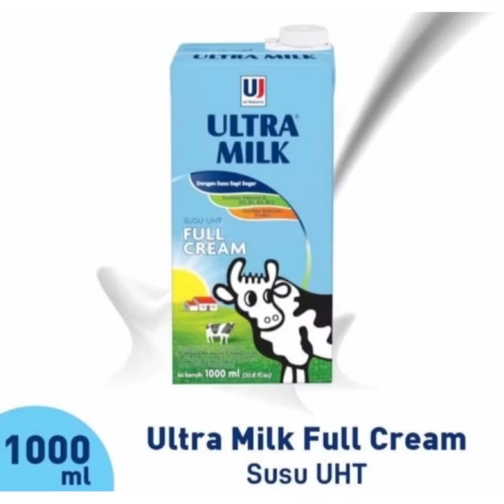 

Ultra Milk Susu UHT full cream 1L