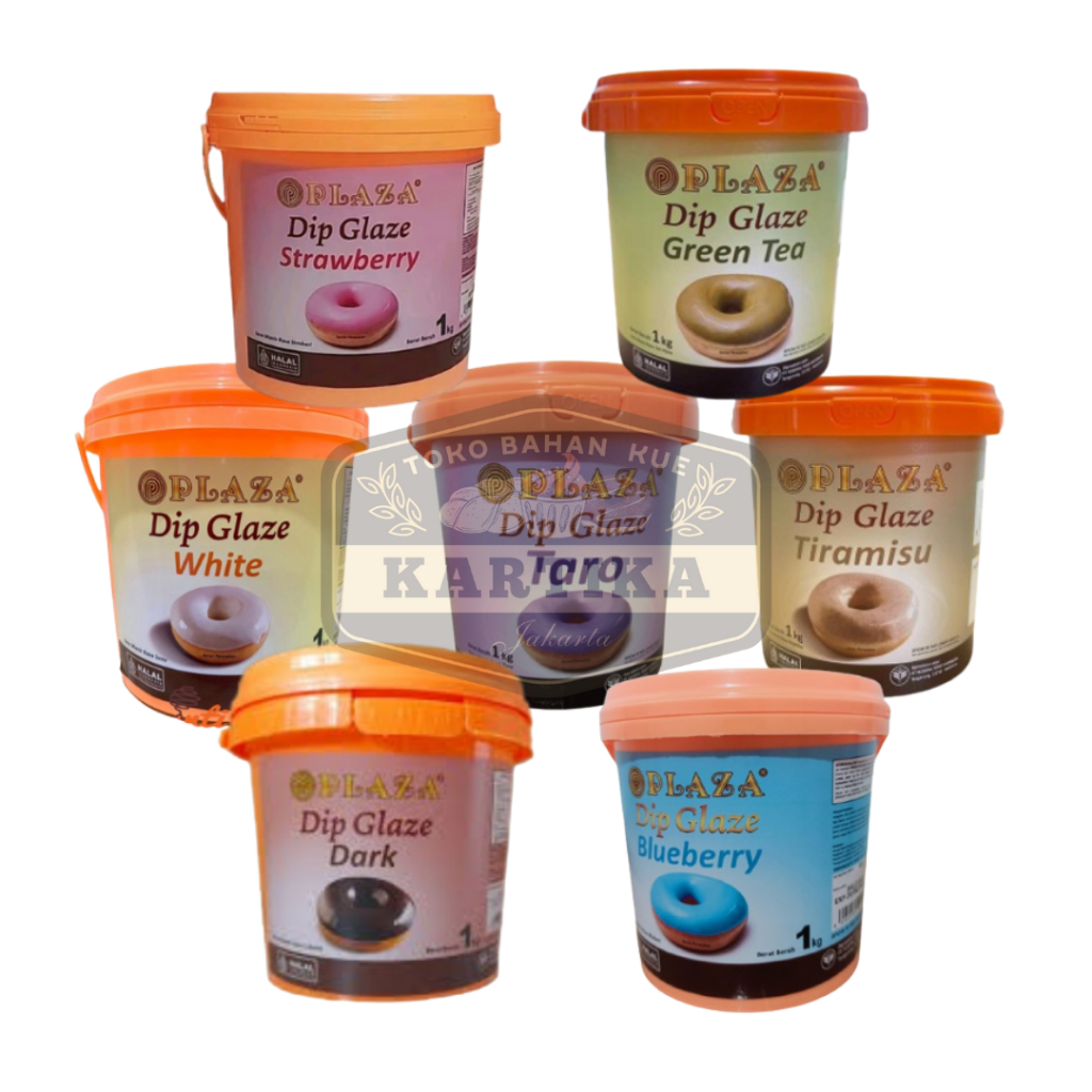 

Plaza Dip Glaze 1kg All Variant Topping Donut Aneka Rasa