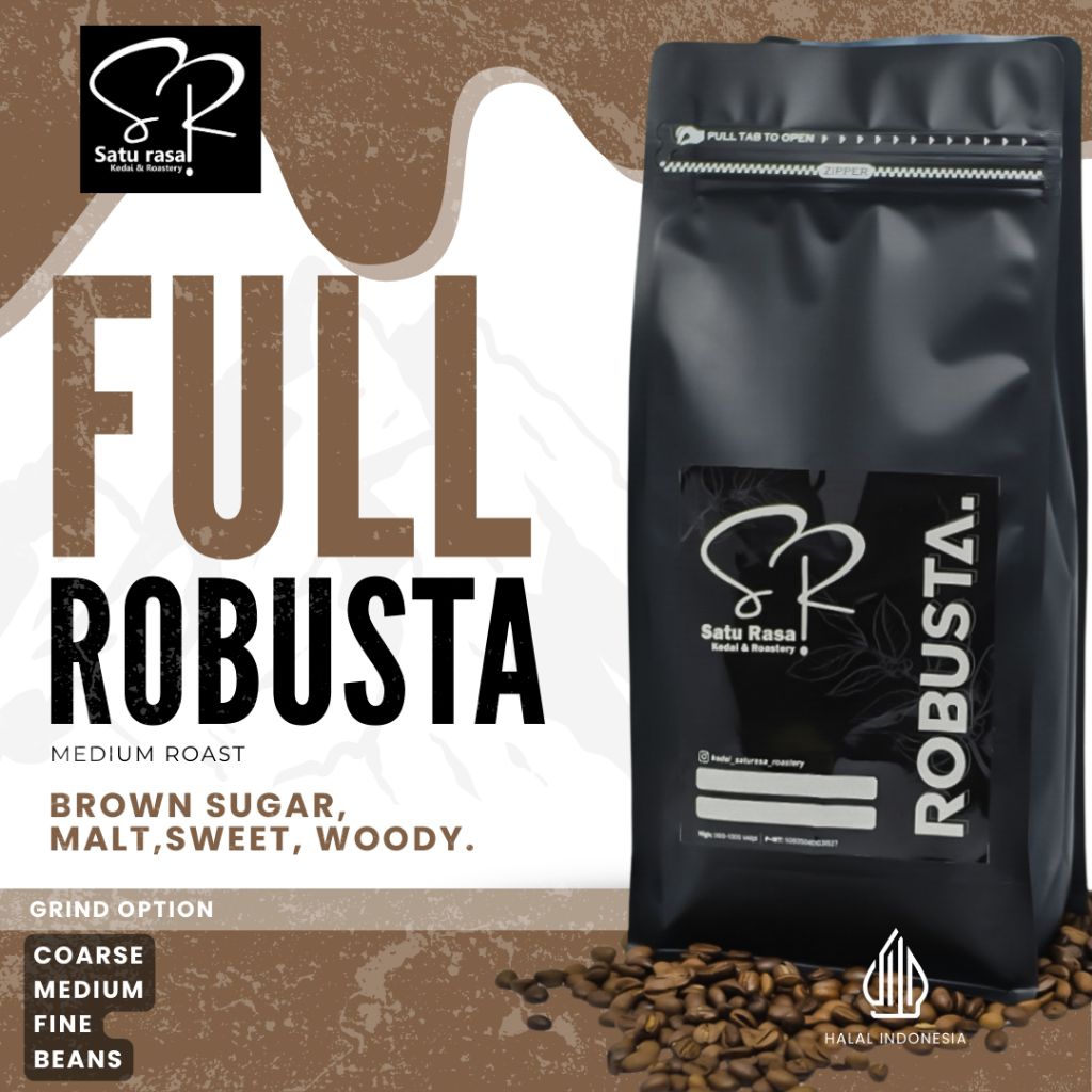 

Kopi Robusta Saturasa Roastery 200gr - 1kg