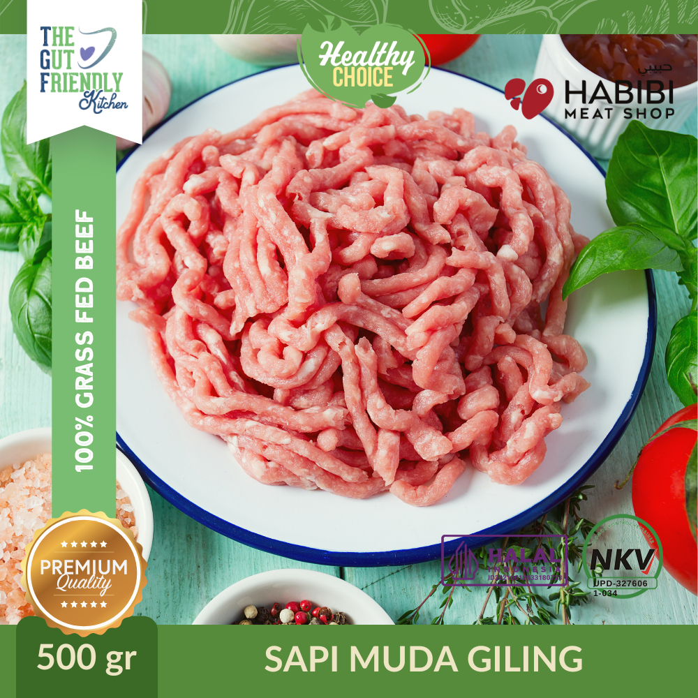 

100% GRASSFED PREMIUM Ground Veal (Daging Sapi Muda Giling)