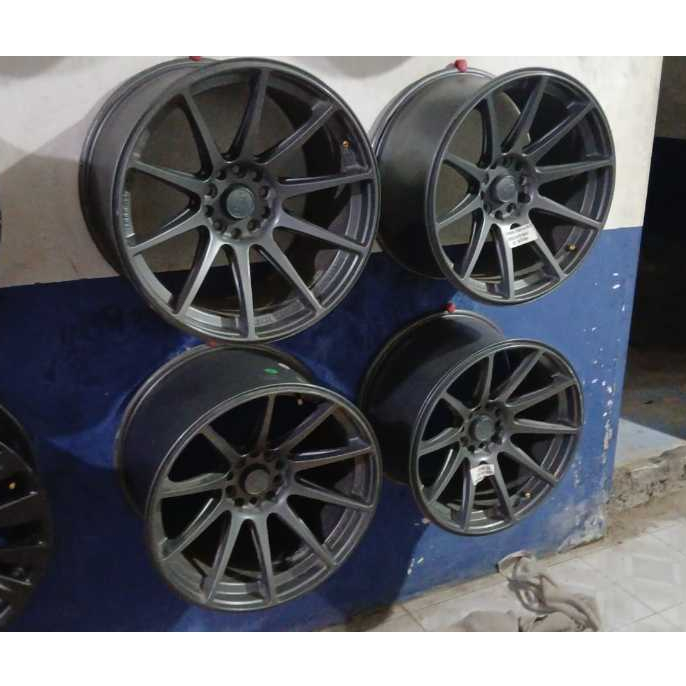 velg mobil bekas shinjuku ring 18x9,5/10,5 h5x114/120 et30/25 buat Civic turbo bmw