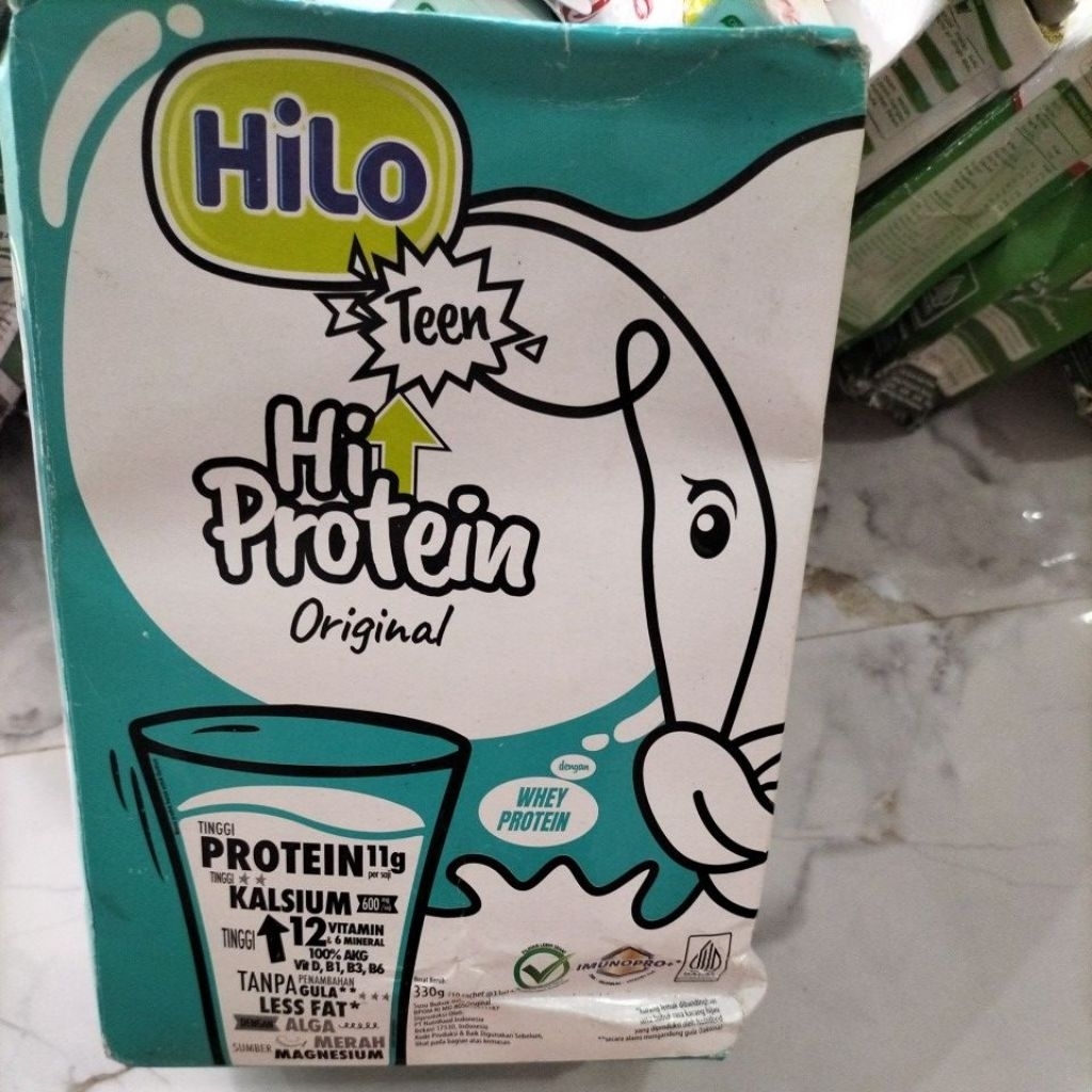 

PROMO CUCI GUDANG! HILO TEEN Hi Protein ORIGINAL 330gr (10 saset 33gr). Paling murah