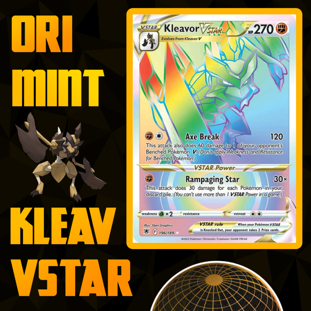 Pokemon Kartu TCG Kleavor Rainbow VSTAR indonesia