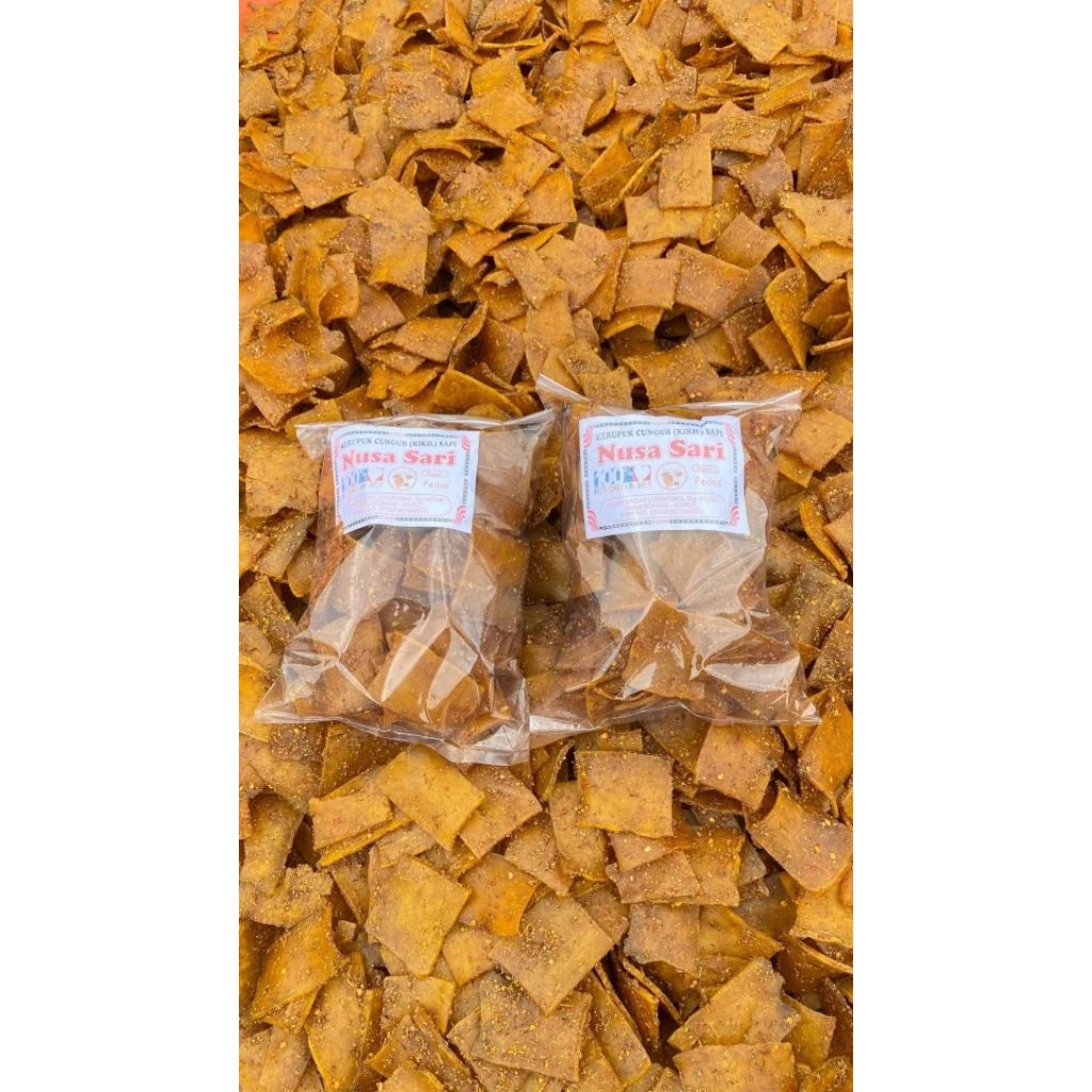 

Kerupuk cungur mentah/Kerupuk kulit mentah/kerupuk rasa rempah rempah