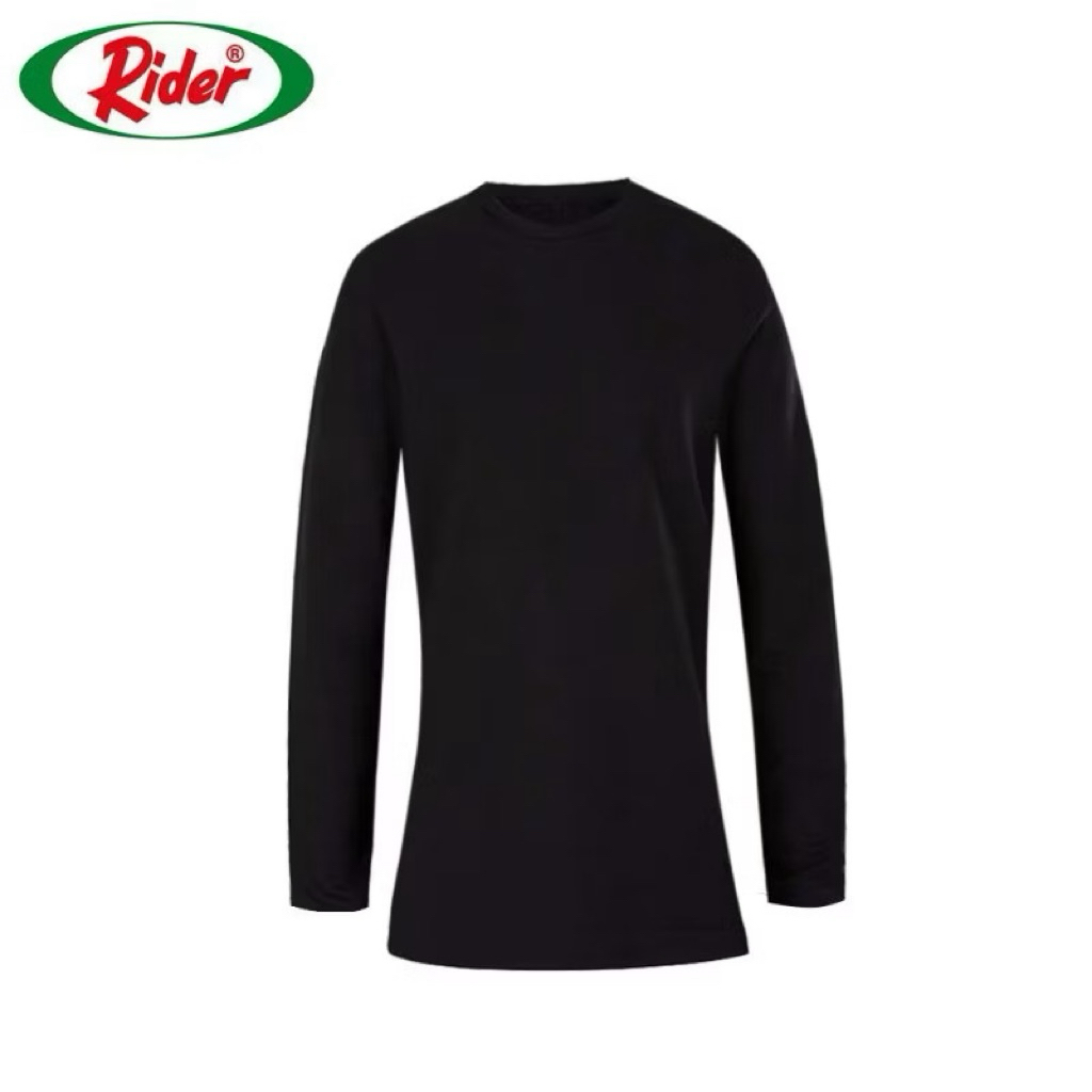 Kaos Lengan Panjang Wanita katun 100% Rider Premium R501B Korean style