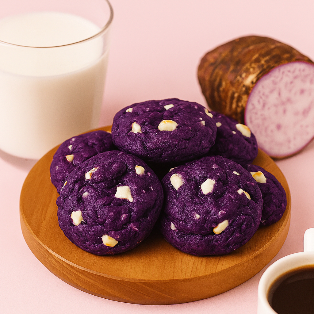

(Giggly)_BUY 5 GET 1 FREE_Soft Cookies_Taro Series_(60-70 gr)_Hampers