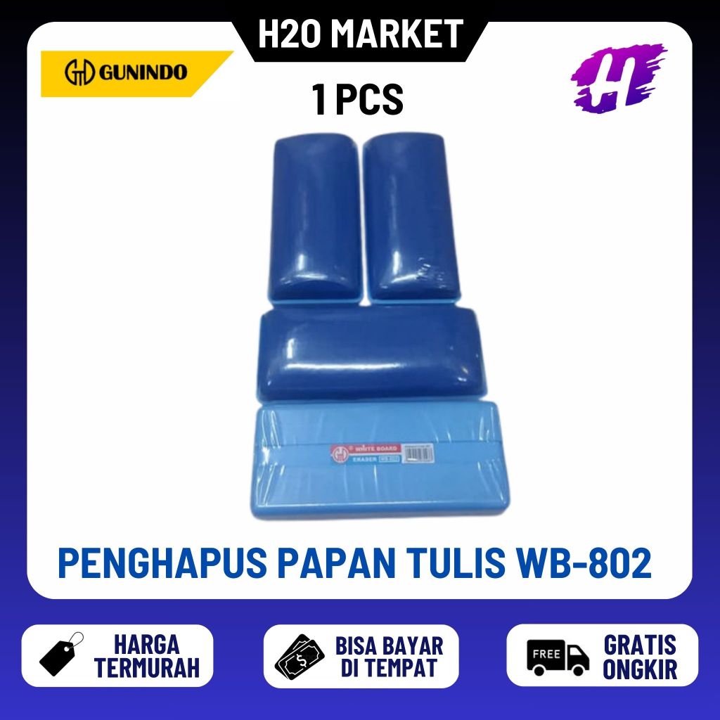 

❤️H2O❤️ Penghapus Papan Tulis Whiteboard Gunindo WB-802