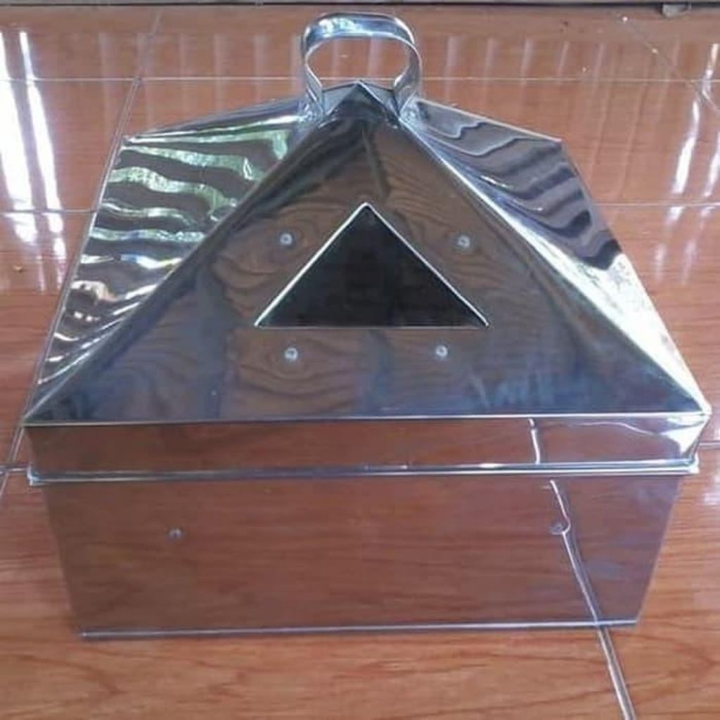 Kukusan / klakat steamer Kotak uk.45 cm stainless