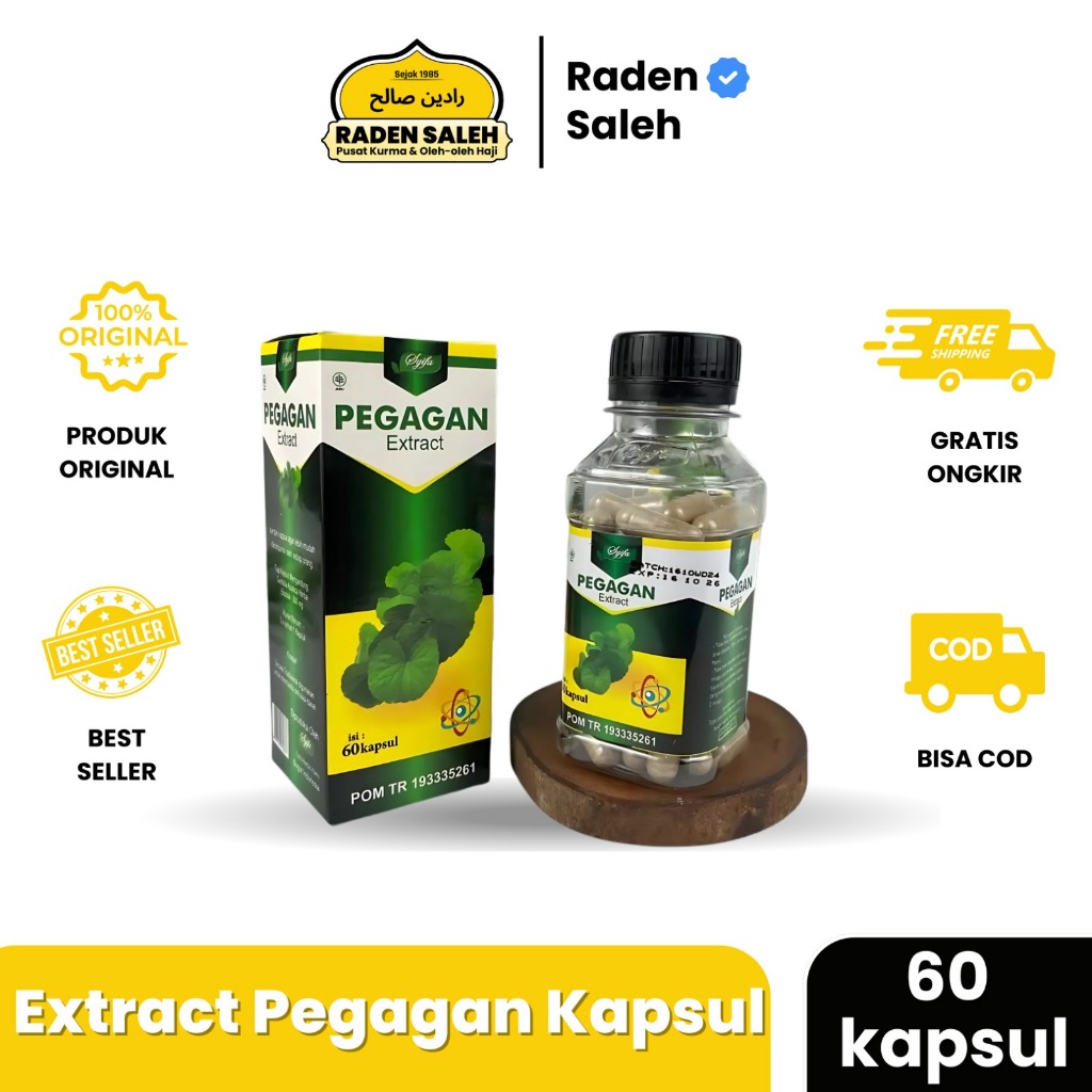 Ekstrak Daun Pegagan isi 60 Kapsul
