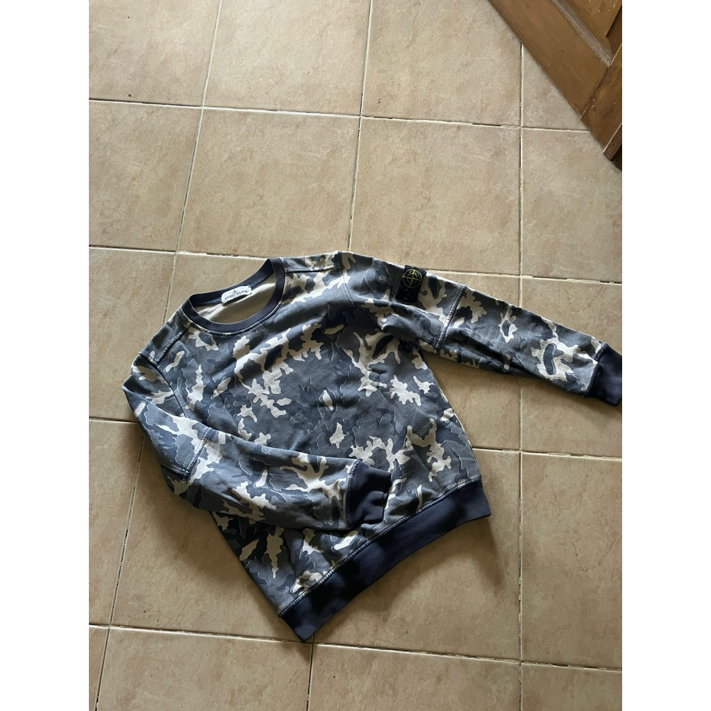 stone island camo junior