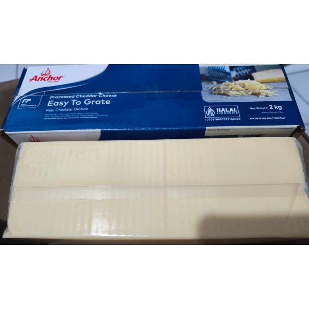 

Keju anchor cheddar 1kg / keju sultan