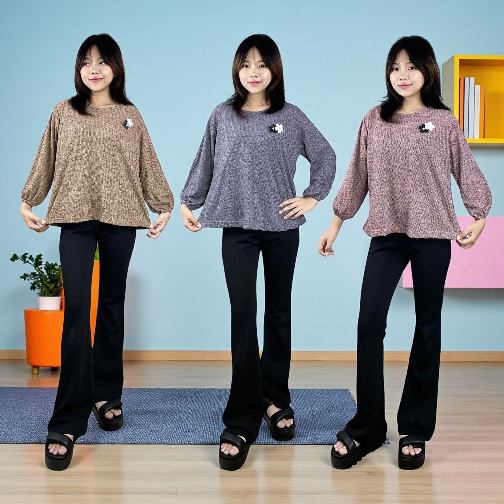 Baju Atasan Wanita Dewasa Elsa 190 anesafashion