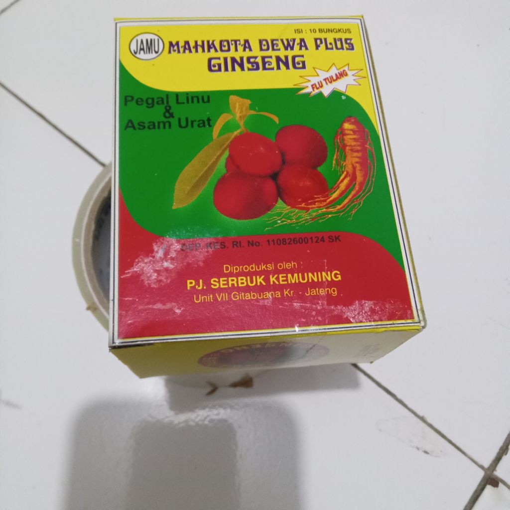 Mahkota dewa gingseng JAMU