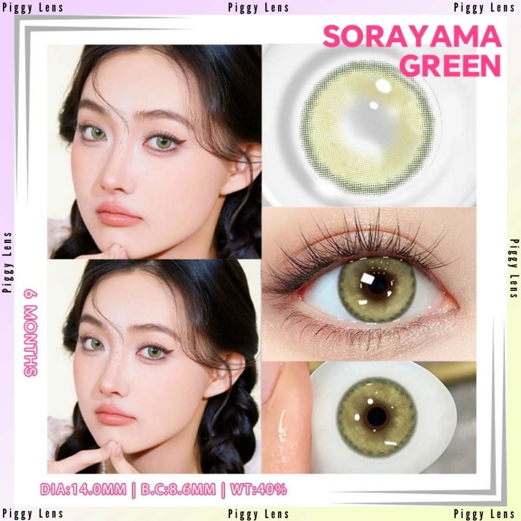 SOFTLENS MYSTICEYES SORAYAMA NORMAL FREE LENSCASE