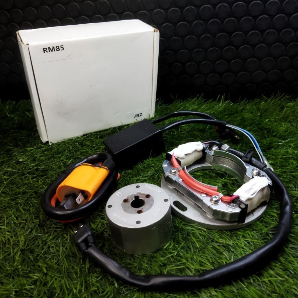 SPUL/SPOOL SET MAHNIT SUZUKI RM85 SPUL PENGAPIAN RM 85 PLUS MAGNET MAGNIT SUZUKI RM85