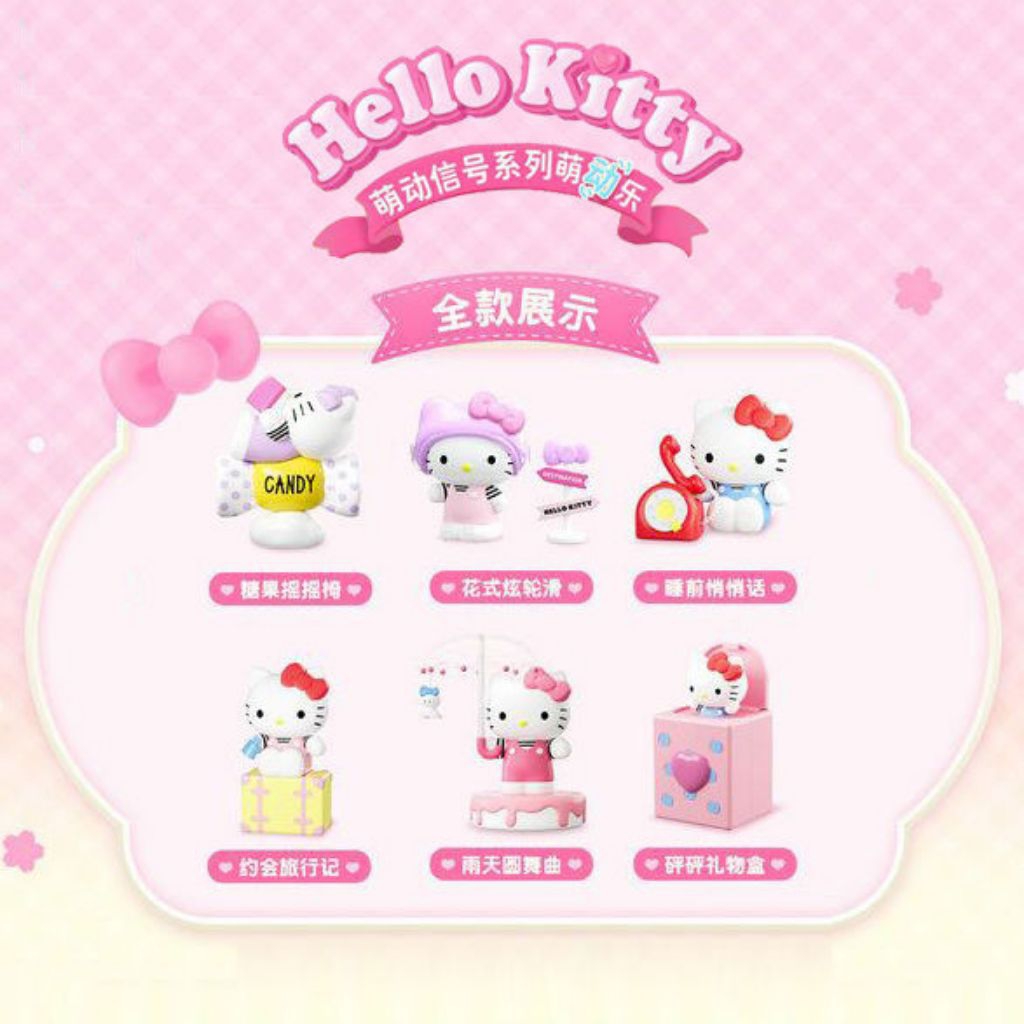 Miniature Hello Kitty / Gerak / sanrio / hello kitty / koleksi / miniatur