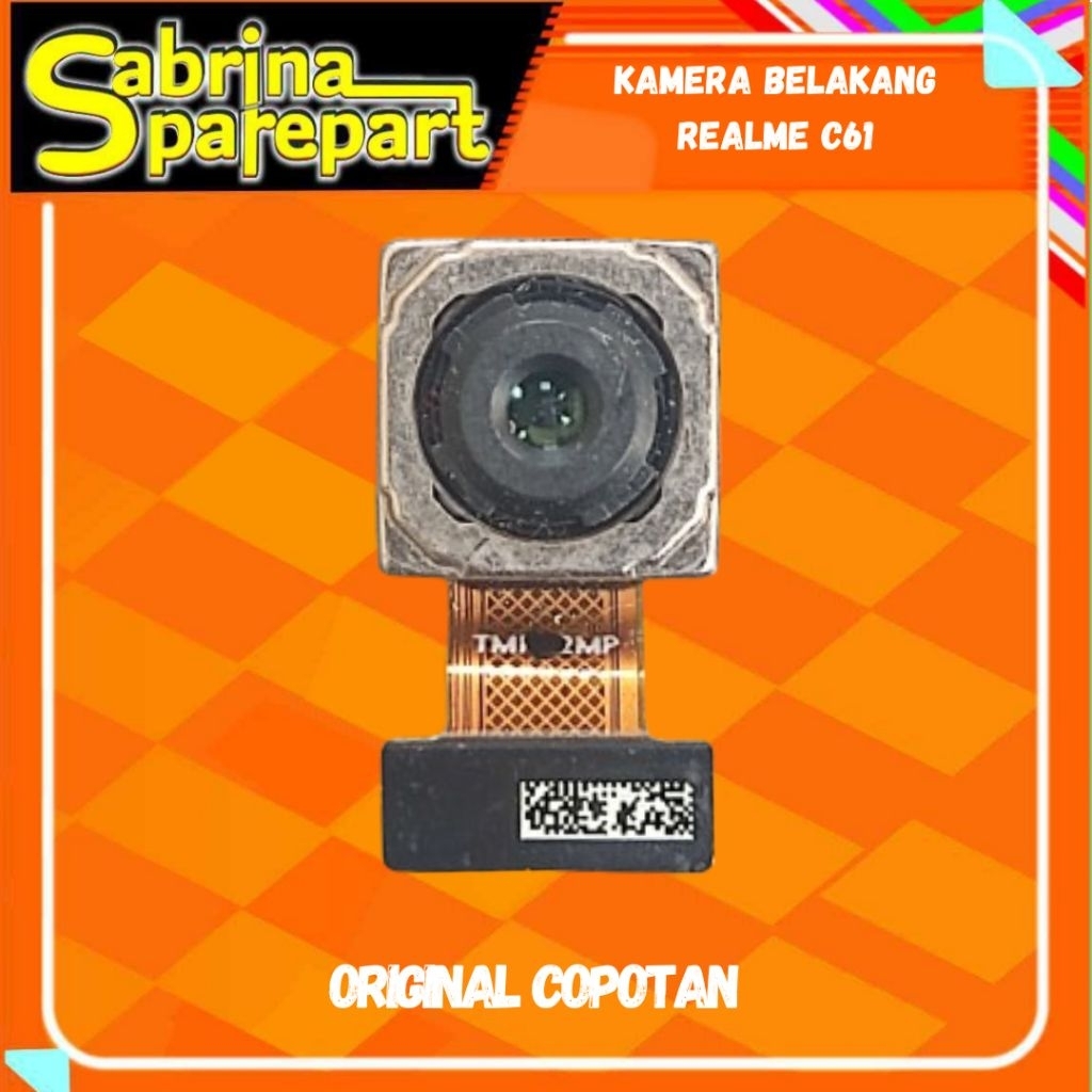 Kamera belakang Realme C61 RMX 3939 second copotan
