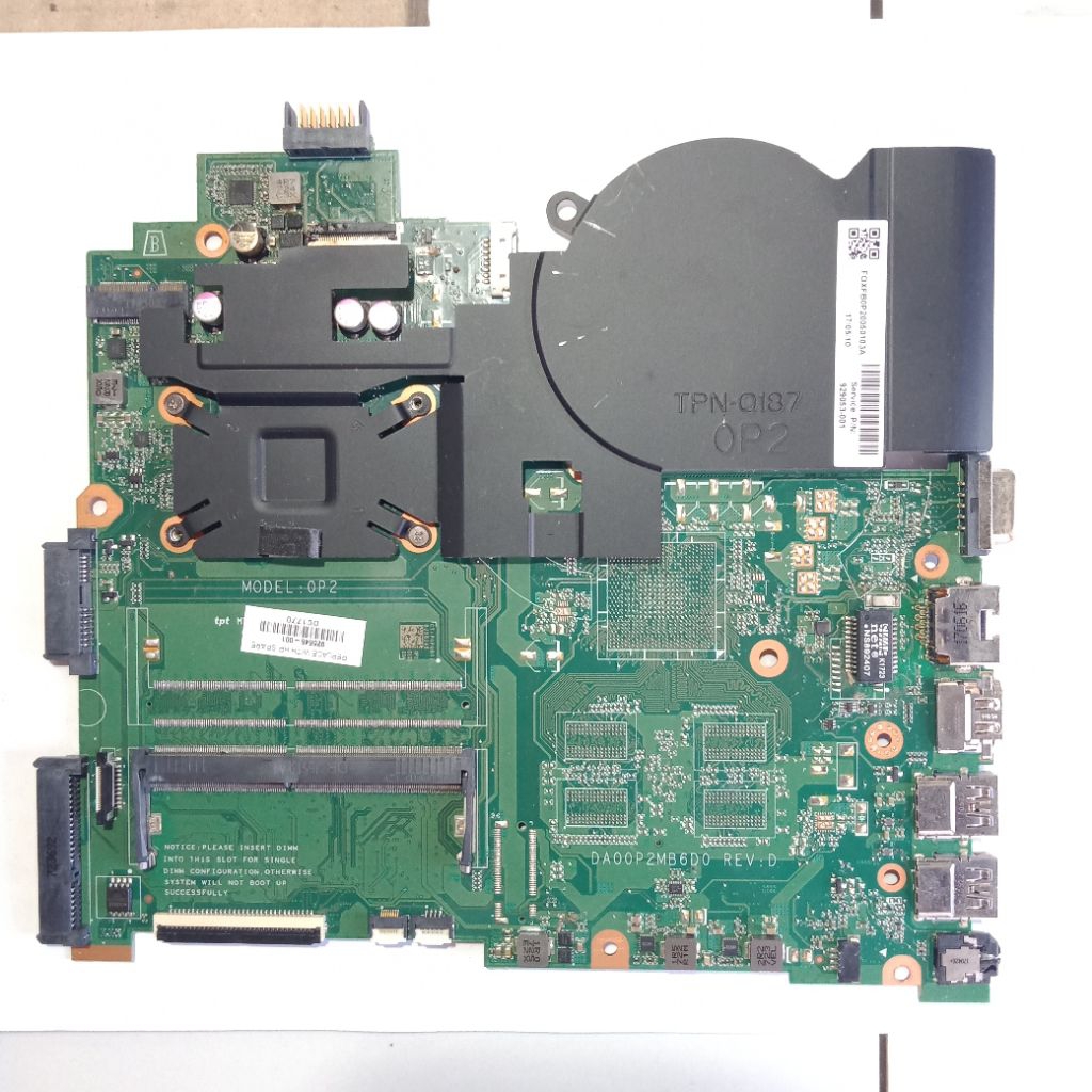 Motherboard mainboard mesin mati hp 14 bw001au series hp 14 bw 245 g6 amd e2 ori