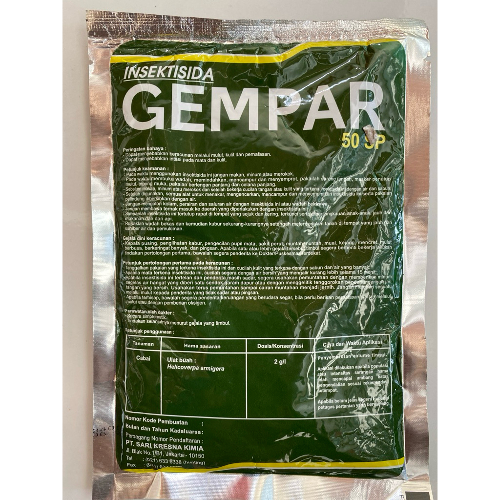 INSEKSIDA GEMPAR 50sp