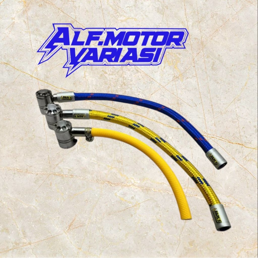 Manisan Hawa Mesin Stenlis Selang Hawa Mesin Racing Herex Sleep Engine CB GL MP TIGER SATRIA FU