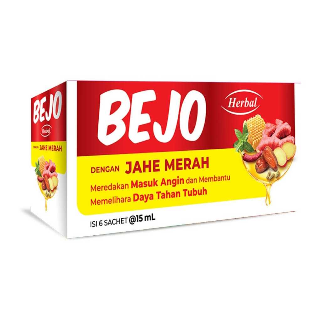 

Bintang Toedjoe BEJO Obat Herbal Masuk Angin Jahe Merah 6 x 15 ml