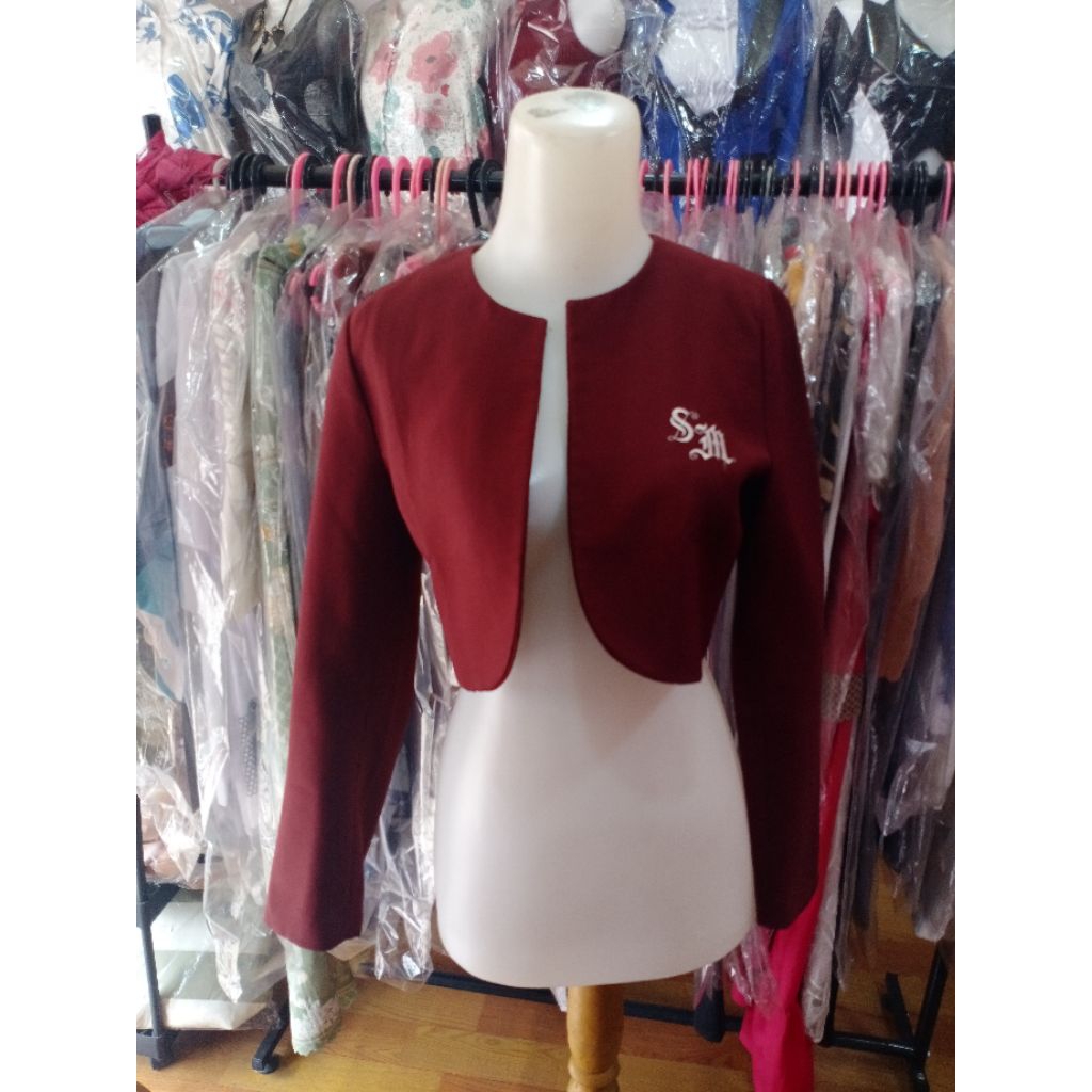 BLAZER CROP MERAH