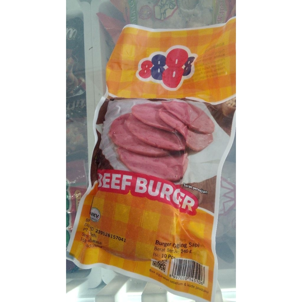 

8888 beef burger