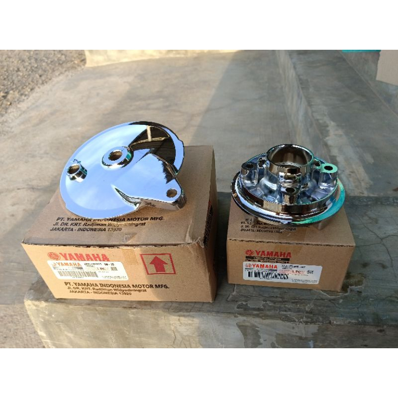 NAP GIR GEAR SET TUTUP KAMPAS / TROMOL RXK RXKING RX KING ORIGINAL CROME