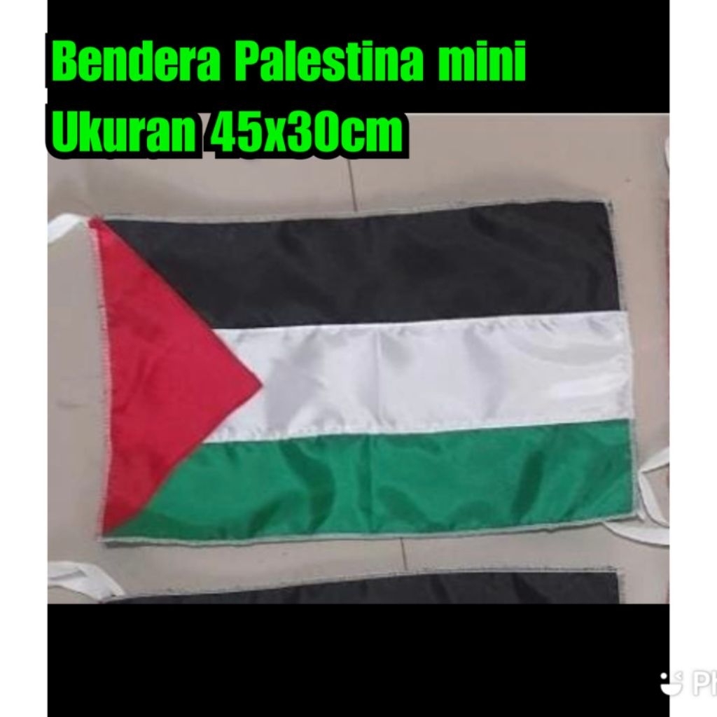 Bendera palestina mini ukuran 45x30cm bendera palestina ukuran kecil 45x30cm palestine flag kecil