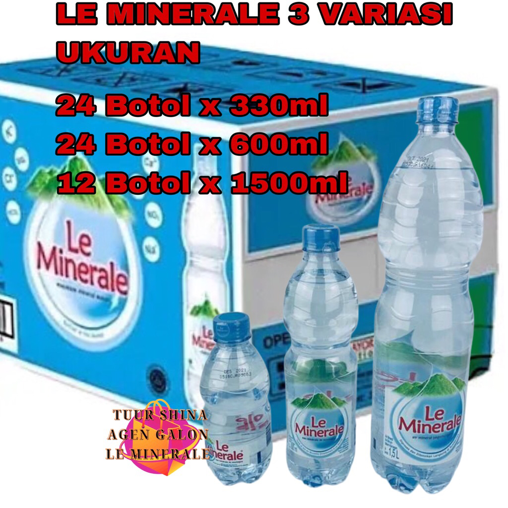 

Le Minerale 1 Dus Tersedia 3 Ukuran 330ml, 600ml, 1500ml