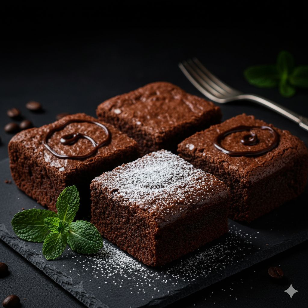 

Signature Fudgy Brownies - Premium Belgian Chocolate