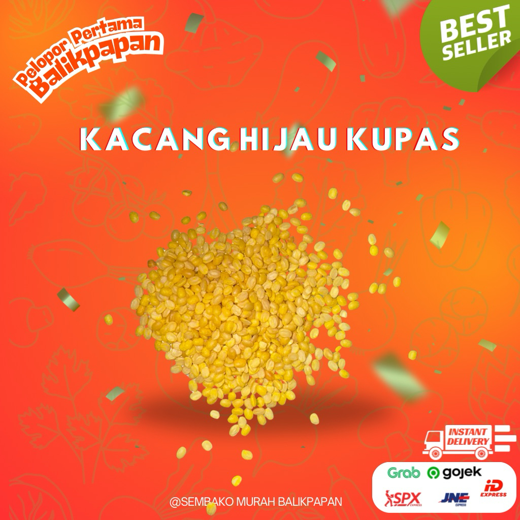 

kacang hijau kupas