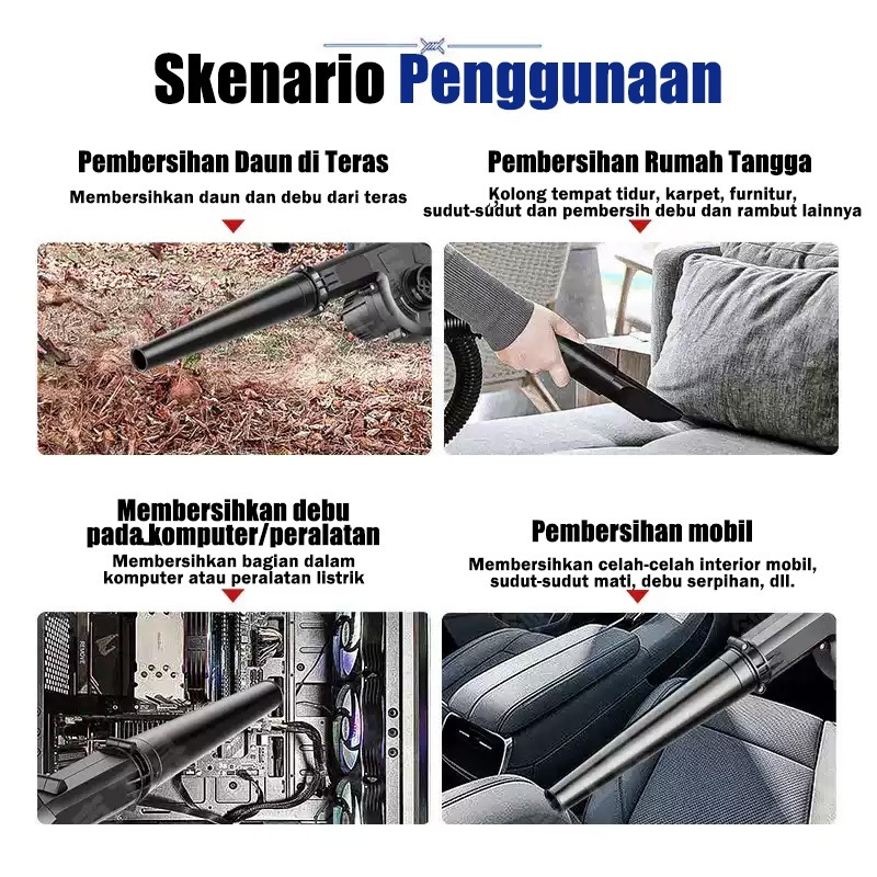 Mesin Blower Tiup & Hisap 2in1 blower angin blower Keong Mesin Blower Penghisap Angin Alat peniup