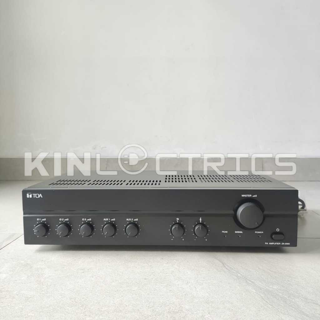 KINLECTRICS  TOA ZA 2060 Power Amplifier Mixer Ampli TOA 60 Watt Original 100% Garansi Resmi