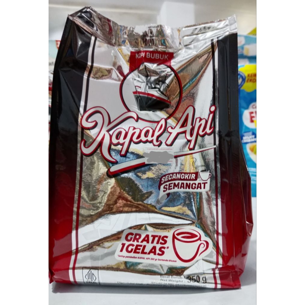 

Kopi Bubuk Kapal Api 350 Gram Berhadiah Gelas (Selama Persediaan Masih Ada)