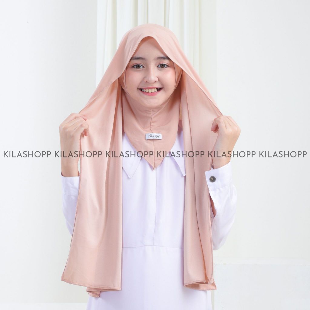 Pashmina Inner Jersey Anak Pashmina Instan Oval Anak Pashmina Instan Inner Oval Jersey