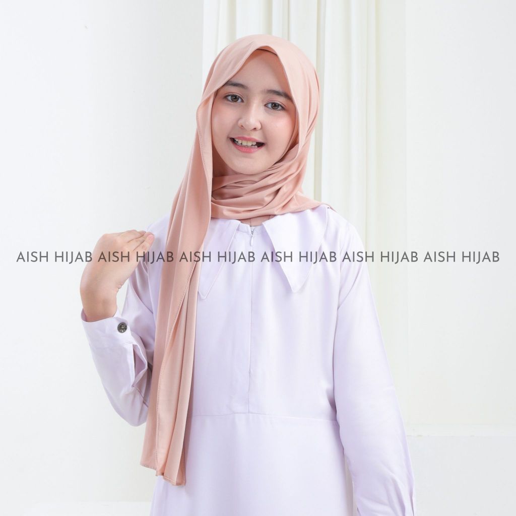 Pashmina Inner Jersey Anak Pashmina Instan Oval Anak Pashmina Instan Inner Oval Jersey