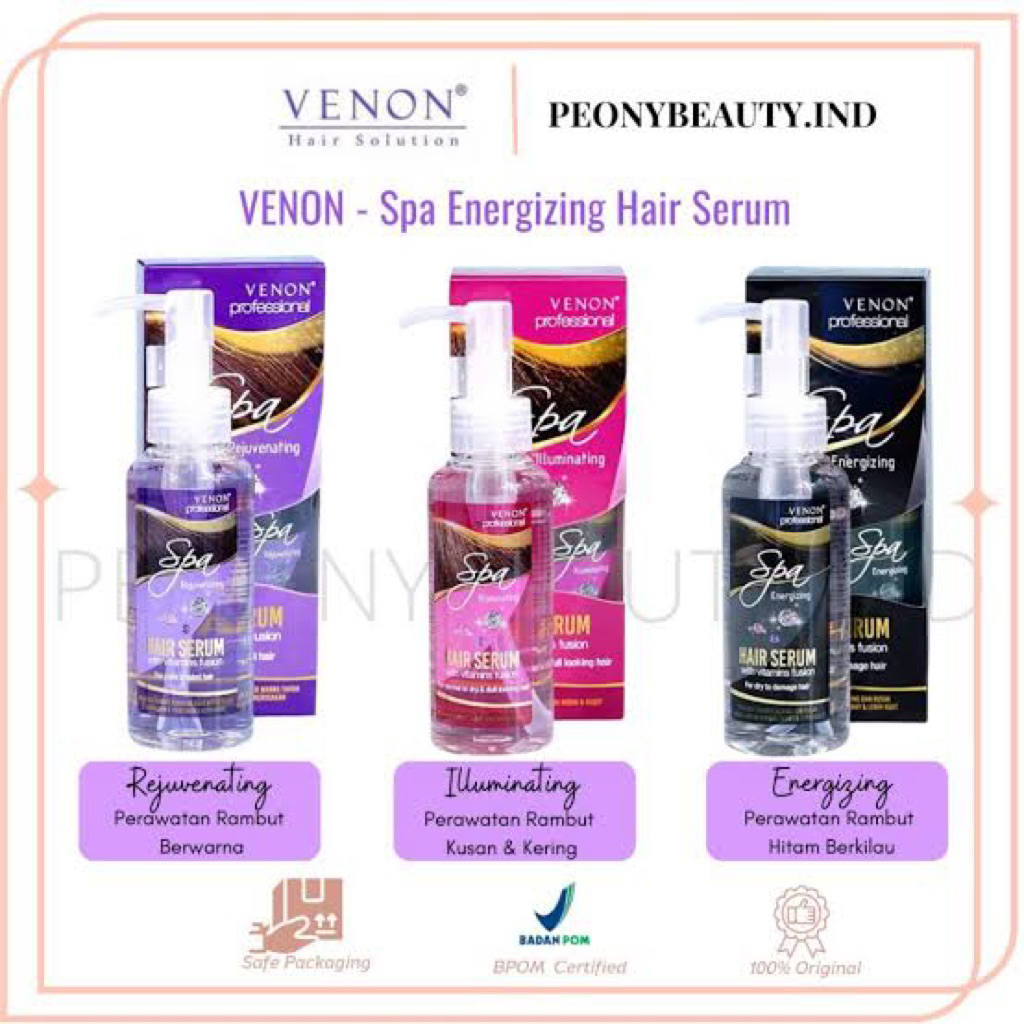 ❤️Diaryshop❤️Venon Profesional SPA Hair Serum series 125ml
