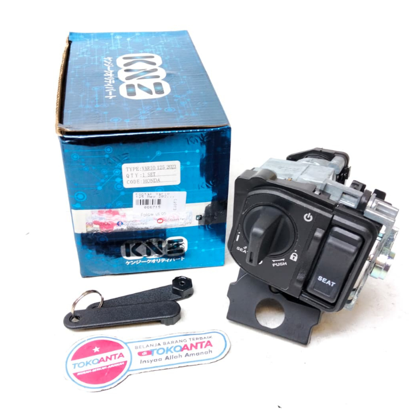 Kunci Kontak Set Depan Belakang Motor Vario 125 New 2023 Merk KNZ